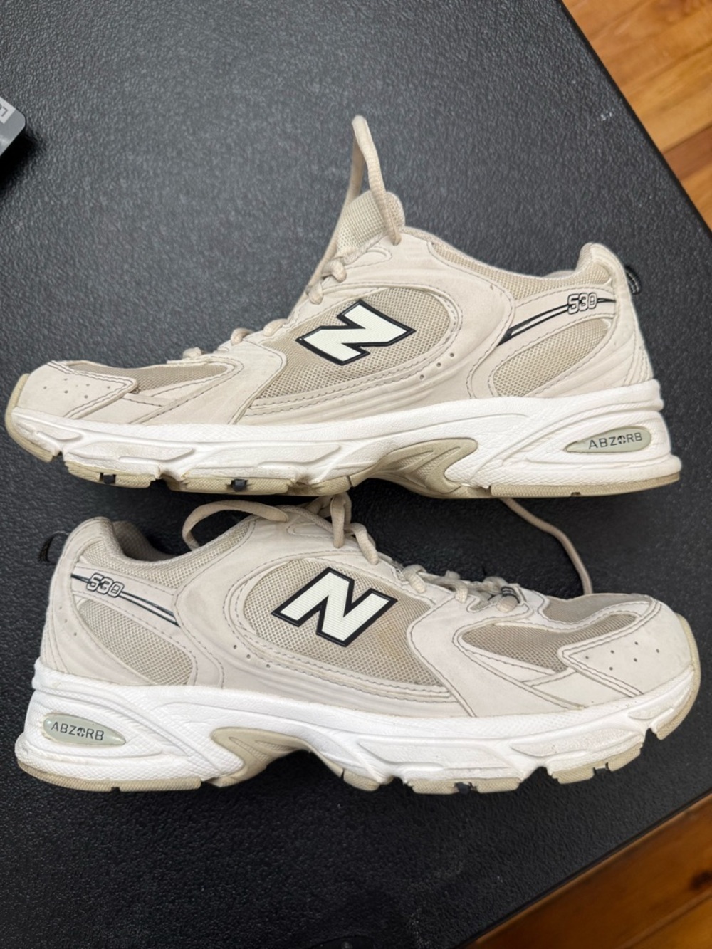 New Balance 530 sea salt/moonbeam colorway